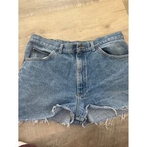 Vintage 90s LEE High Waisted Cut-Off Denim Shorts - W33